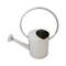 Hello Honey® One Gallon Stainless Steel Watering Can with Nickel Finish